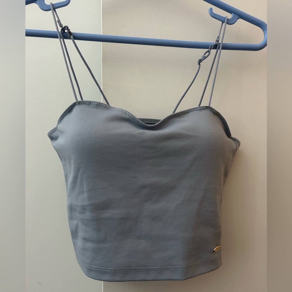 Chico's Greyish Blue Camisole Bra Top